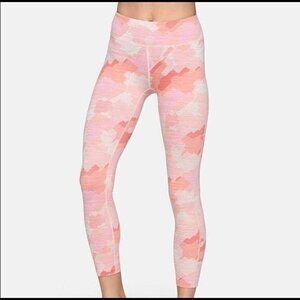 - Outdoor Voices Tech‎ Sweat Pink Camo High Waist Leggings- Size Small